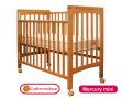 California Bear Mercury mini嬰兒木床(復古木)